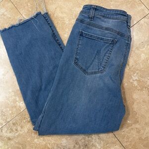 NIC + ZOE mid rise straight Denim Jeans